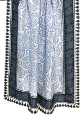 Toile Paisley Silk Scarf Toile Paisley Silk Scarf