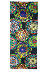 Stained Glass Cotton Silk Scarf