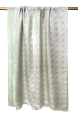 Pastels Tesselations in geometry Silk Pashmina Twill Scarf