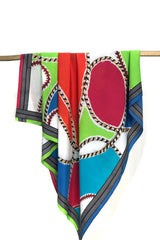 Vibrance Colour Blocked Silk Scarf